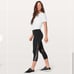 Lululemon Mix & Mesh Crop *21 Black / Chirasu Black