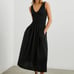 Rails Franca Dress - Black, Size XL - Elegant & Effortless Style with Pockets