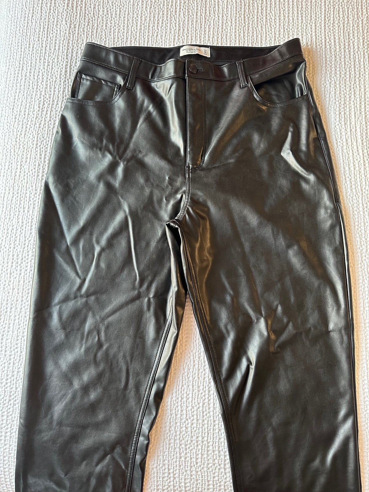 Abercrombie and Fitch Leather Pants Size: 33 | 16