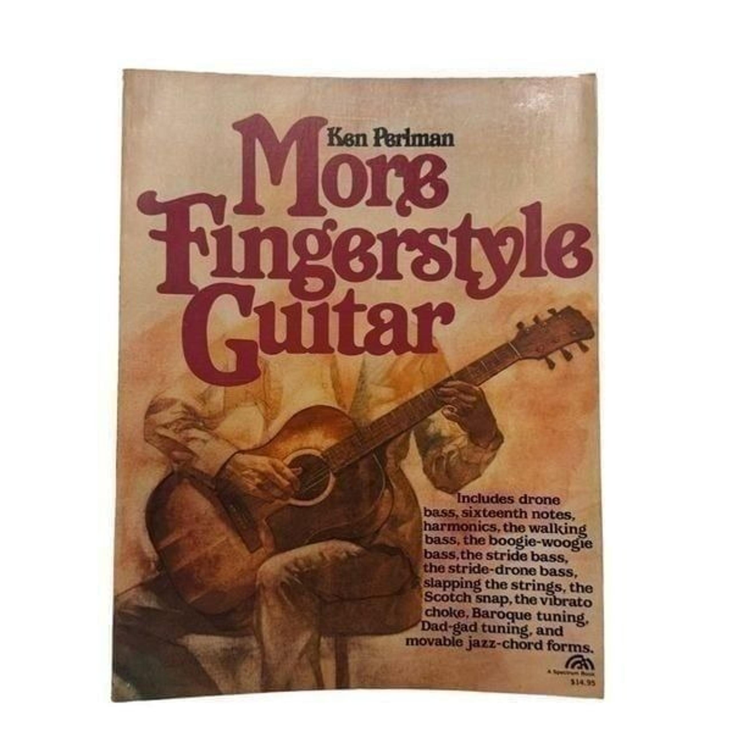 More Fingerstyle Guitar Ken Perlman Songbook Sheet Music 1985 Spectrum Vintage