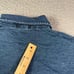 RRL Ralph Lauren Polo Shirt Mens XL Blue Indigo Garment Dyed Cotton Pocket