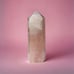 Rose Quartz Crystal Tower