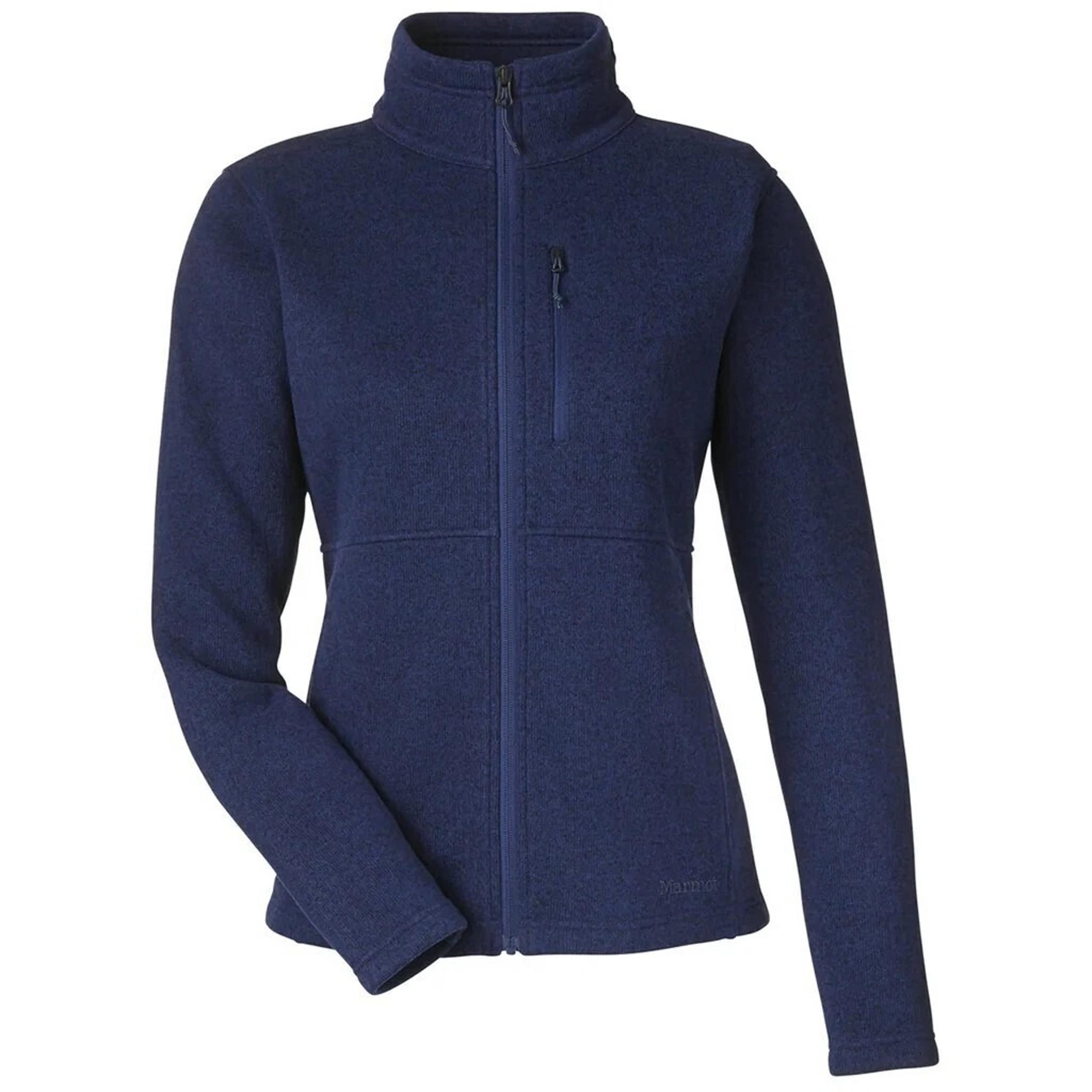 NEW Women's Marmot Full Zip Drop Line Sweater Fleece Jacket-XS , Navy MRSP $100