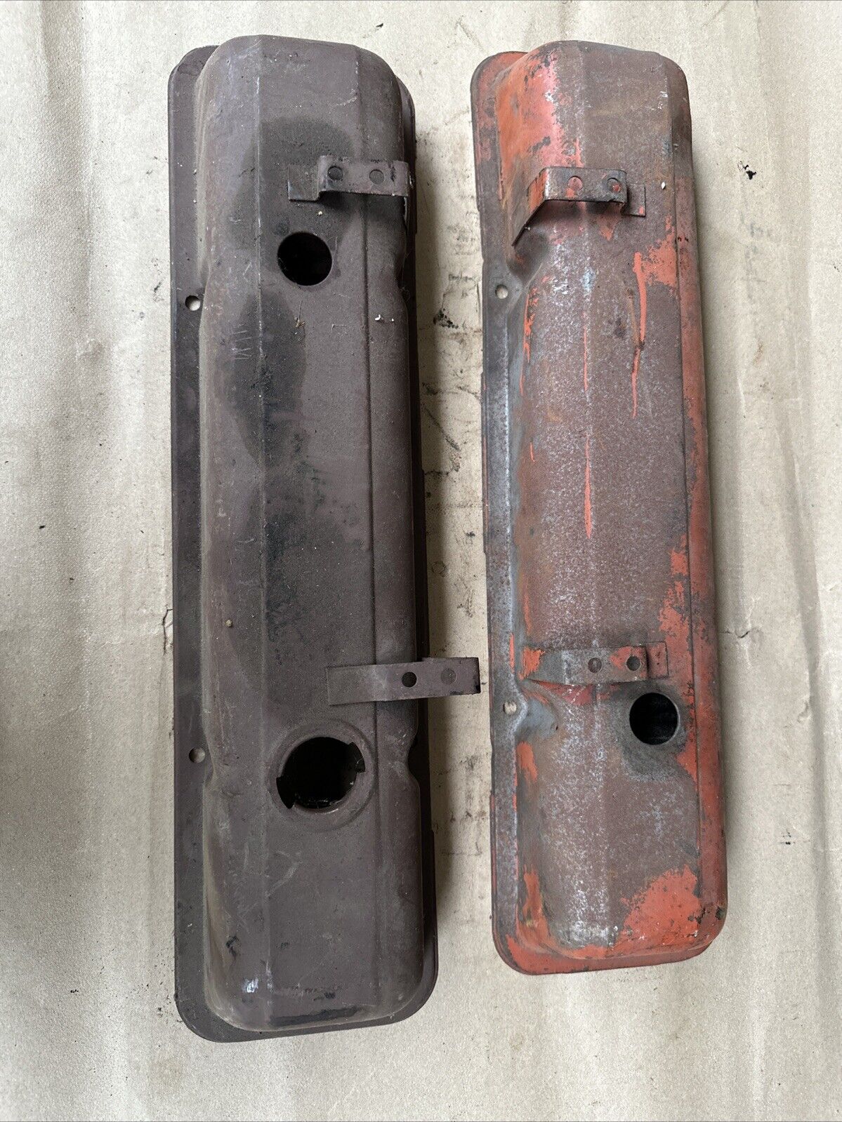 OEM 1973 Corvette V8 Valve Cover Set GM Chevrolet Used