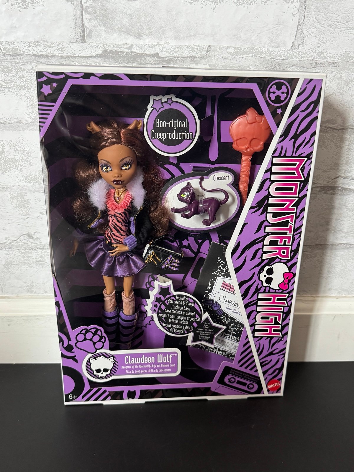 Monster High Clawdeen Wolf Reproduction Doll With Pet 10.5 Inch [New][Sealed]