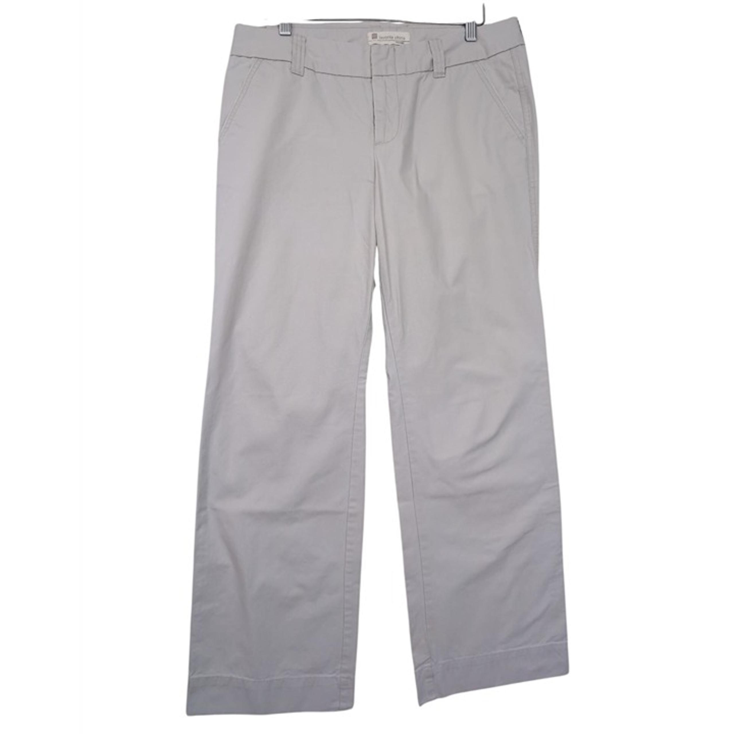 Gap Favorite Chino Trouser Pants Womens 10 Light Khaki Bootcut Office Casual