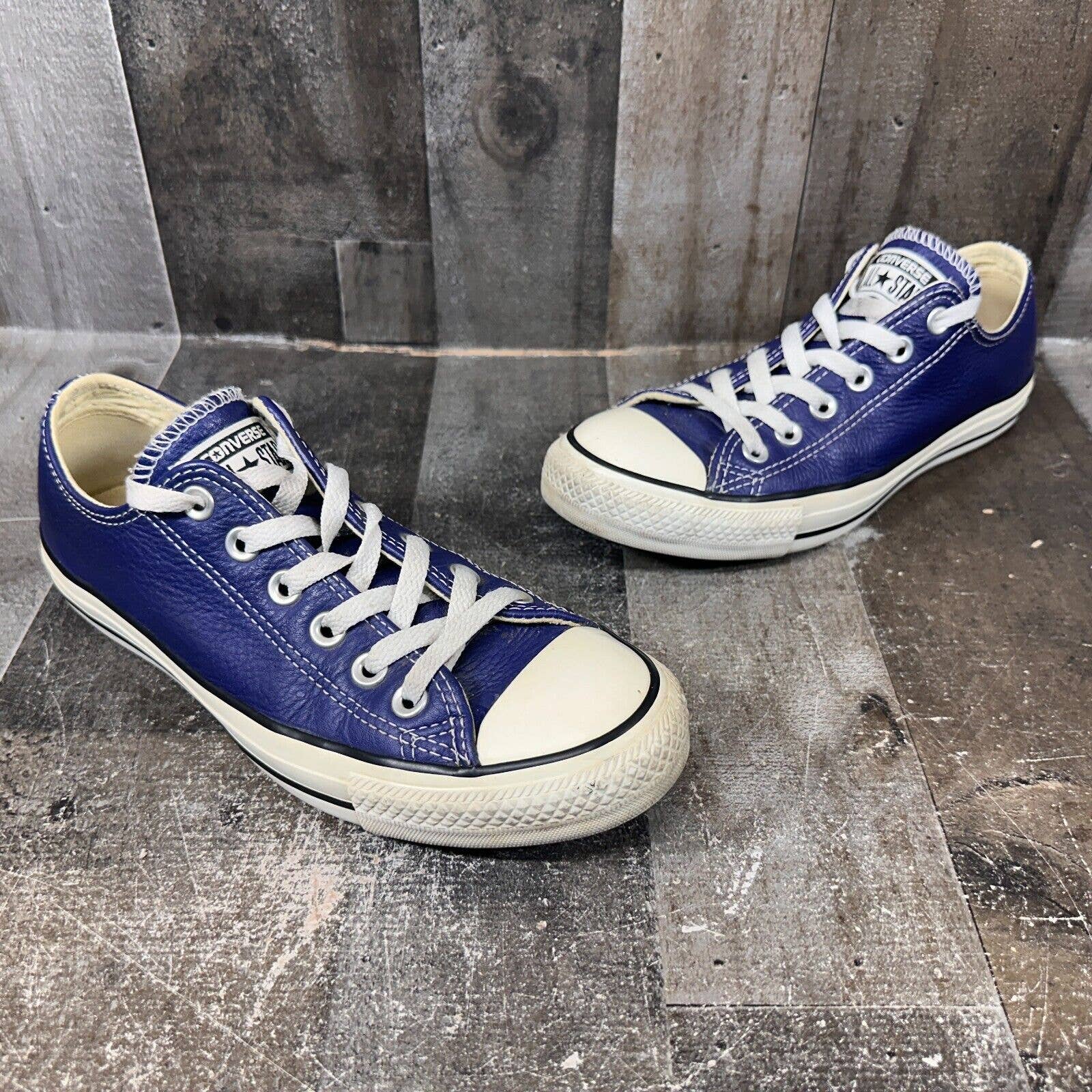 Converse tumbled leather cheap