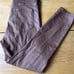 L'AGENCE Micro Boot Stretch Tan Leather Look Coated Denim Jeans, Size 30