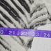 M made in Italy Zebra Print Wool Blend Sweater Attached Sleeveless Under…