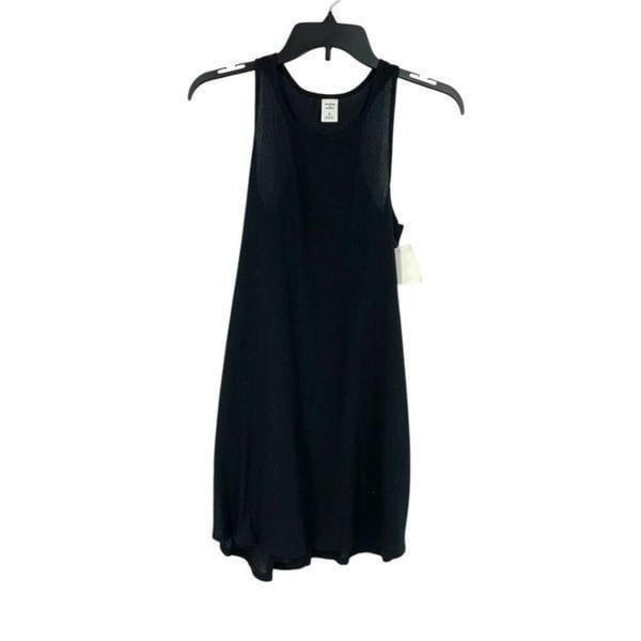 Melrose & Market Black Crepe Sleeveless Dress Size Medium (8/10) NWOT