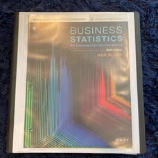 Business Statistics Textbook by Ken Black