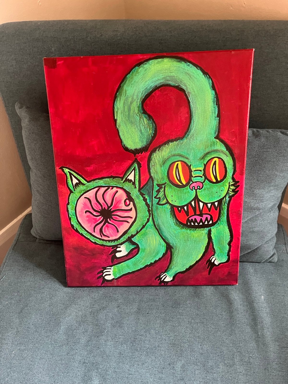 Cat Butt Painting
