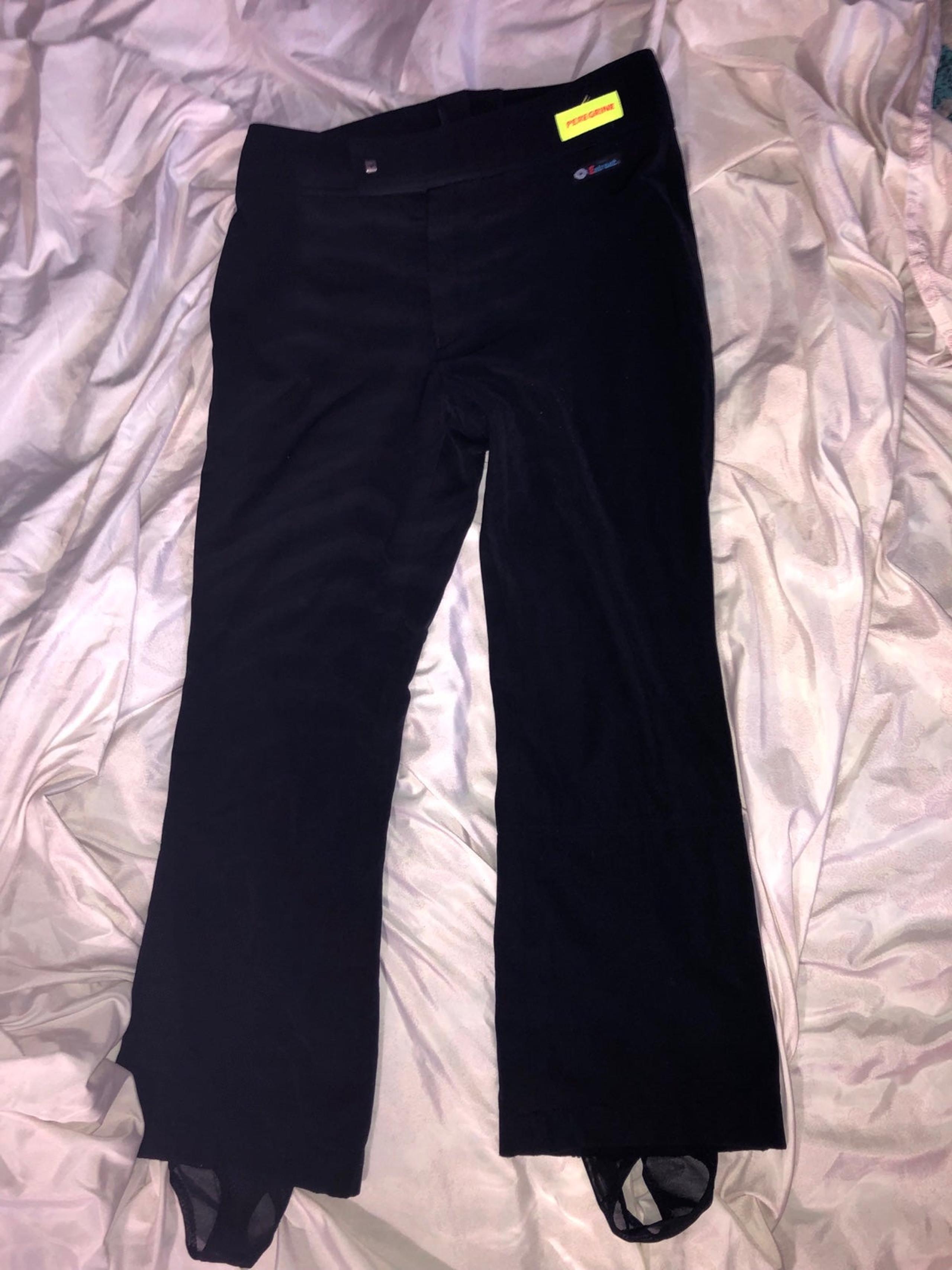 PEREGRINE 1980s Vintage Blue Ski Snow Mens Size 34 Pants Stirrup snowsuit