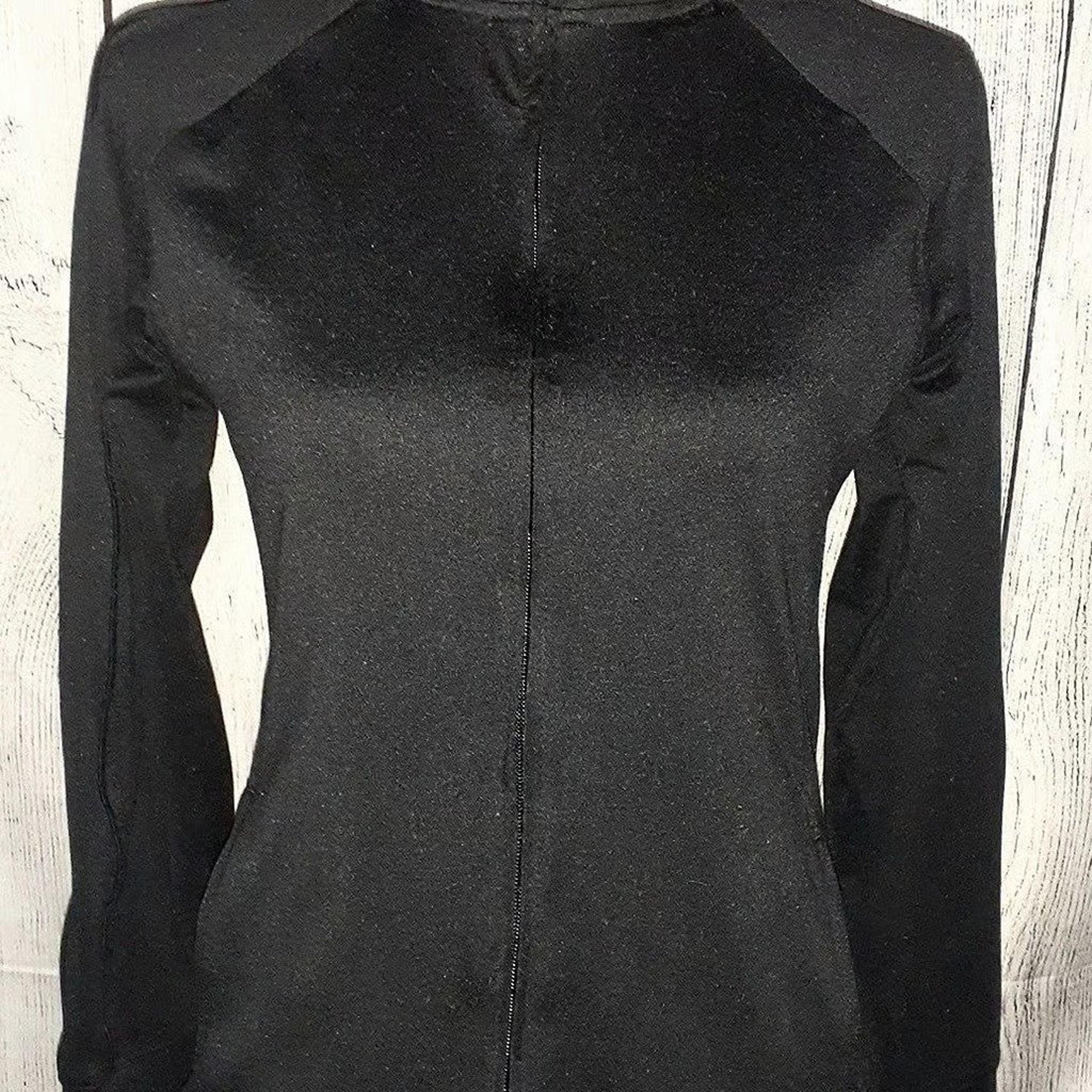 Women's Small Black Zip Up Athletic Sport Jacket - Champion