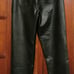 NWT-SPANX Slim Straight Pant Leather-Like Luxe Black- Medium