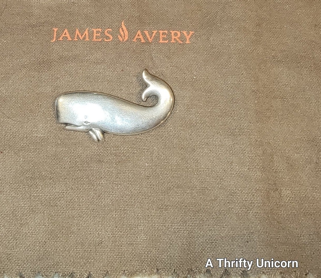 Vintage & Retired James Avery Whale Brooch Pin