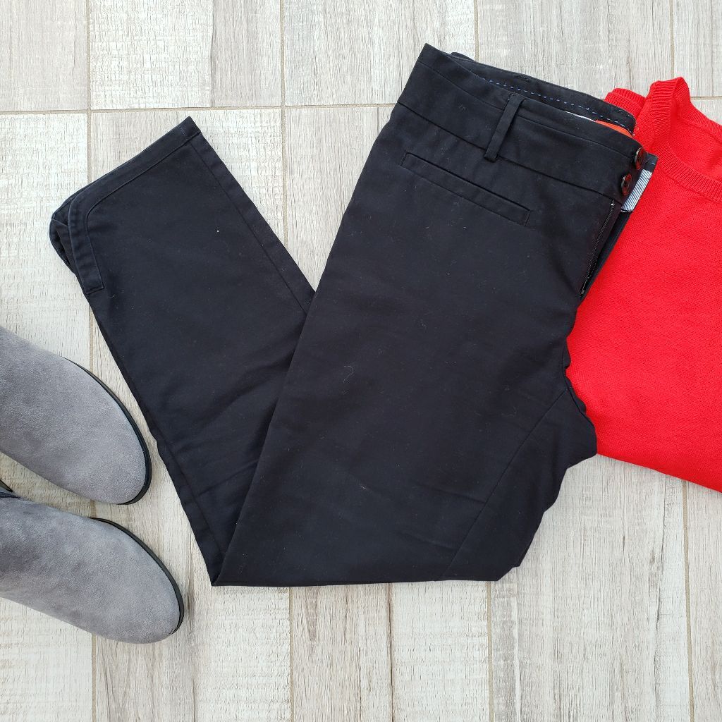 Cartonnier Cropped Black Pants Size 4