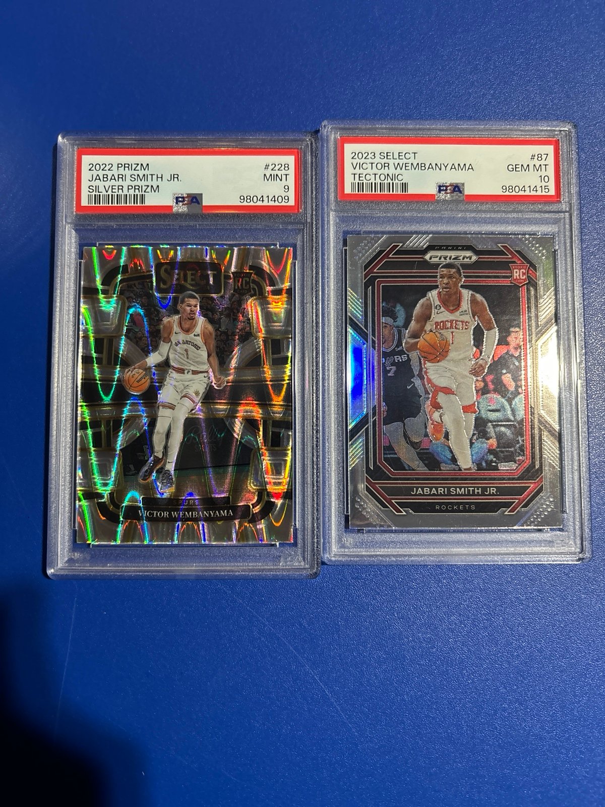 Victor Wembanyama and Jabari Smith Rookies wrong label