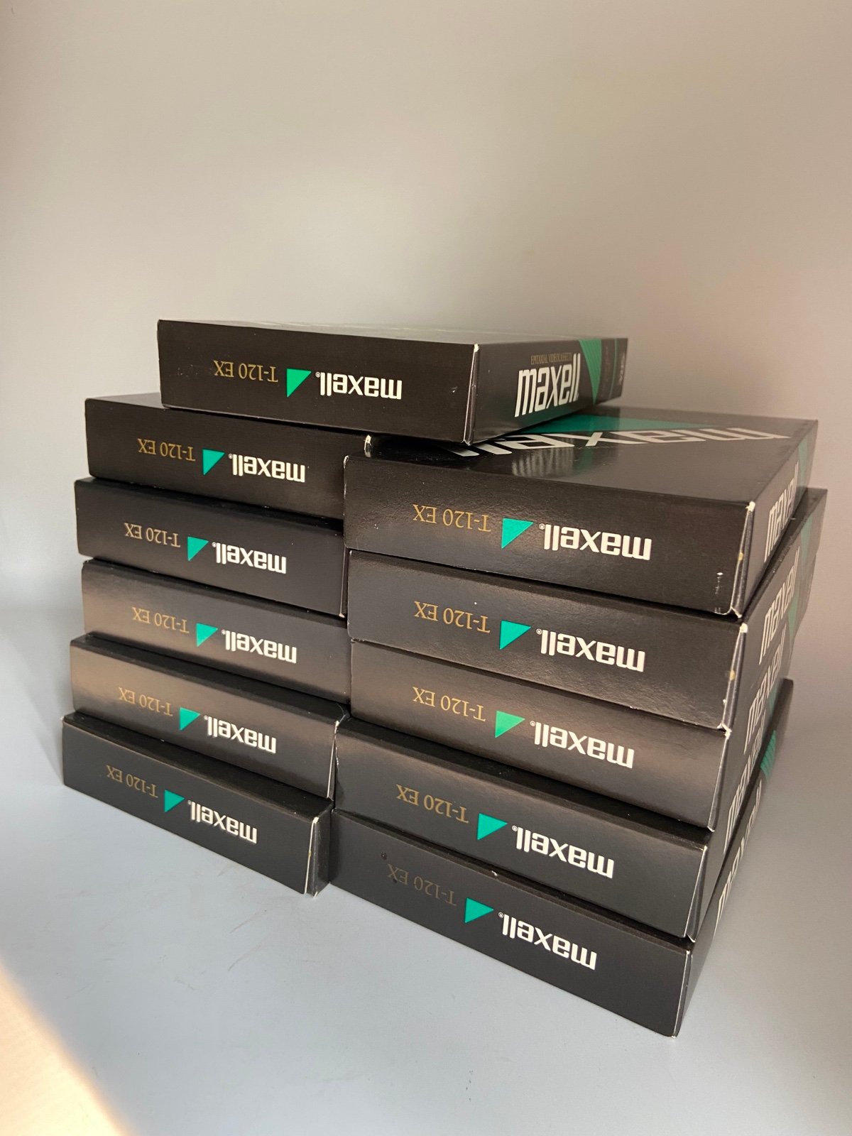 Eleven General Use Maxell Blank VHS Tapes