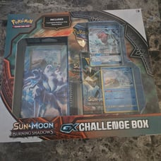 Pokémon Sun & Moon BURNING SHADOWS Gx Challenge Box
