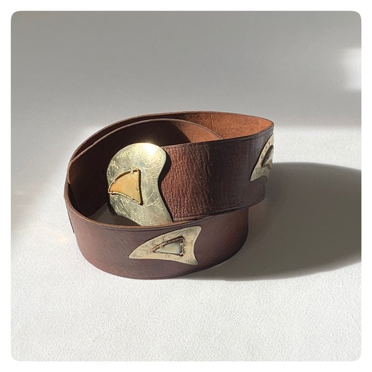 Vintage Belt Waist 34 - 41 Size L - XL