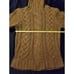 Todd Snyder Wool Alpaca Sweater Medium Brown Mens Cable Knit Turtle Neck Chunky