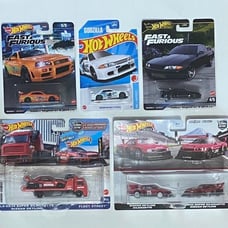 Hot Wheels Nissan Skyline RLC, Premium, Car Culture, Fast & Furious Lot Of 5