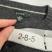 J.Crew Sweater Mens Medium Grey V Neck Knit Pullover Lambswool