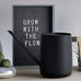 Indoor Watering Can with Long Spout - 35oz Black Watering Can for Indoor Plants