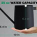 Indoor Watering Can with Long Spout - 35oz Black Watering Can for Indoor Plants