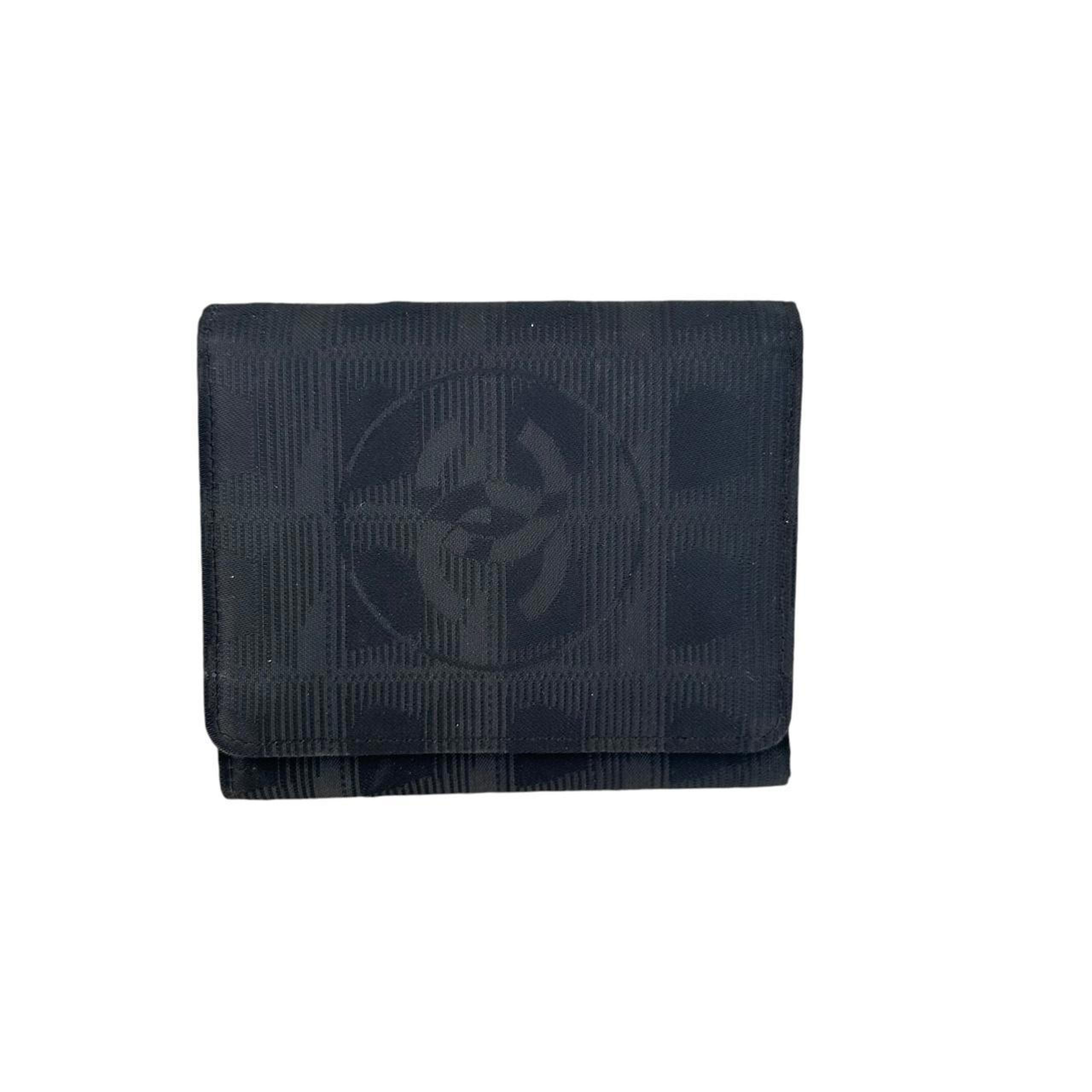 Chanel 2000s Black Wallet