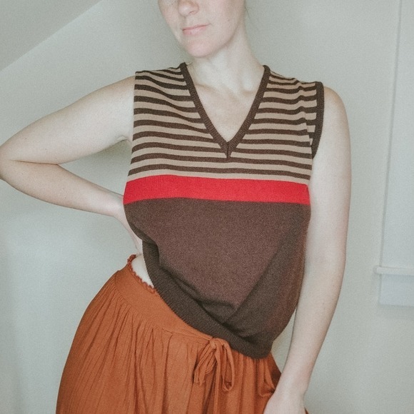 Vintage Sweater Vest Large