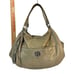 Tory Burch Gold Leather Oversized Dean Hobo Bag Purse Large Metallic Tassel Gold