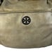 Tory Burch Gold Leather Oversized Dean Hobo Bag Purse Large Metallic Tassel Gold