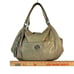 Tory Burch Gold Leather Oversized Dean Hobo Bag Purse Large Metallic Tassel Gold