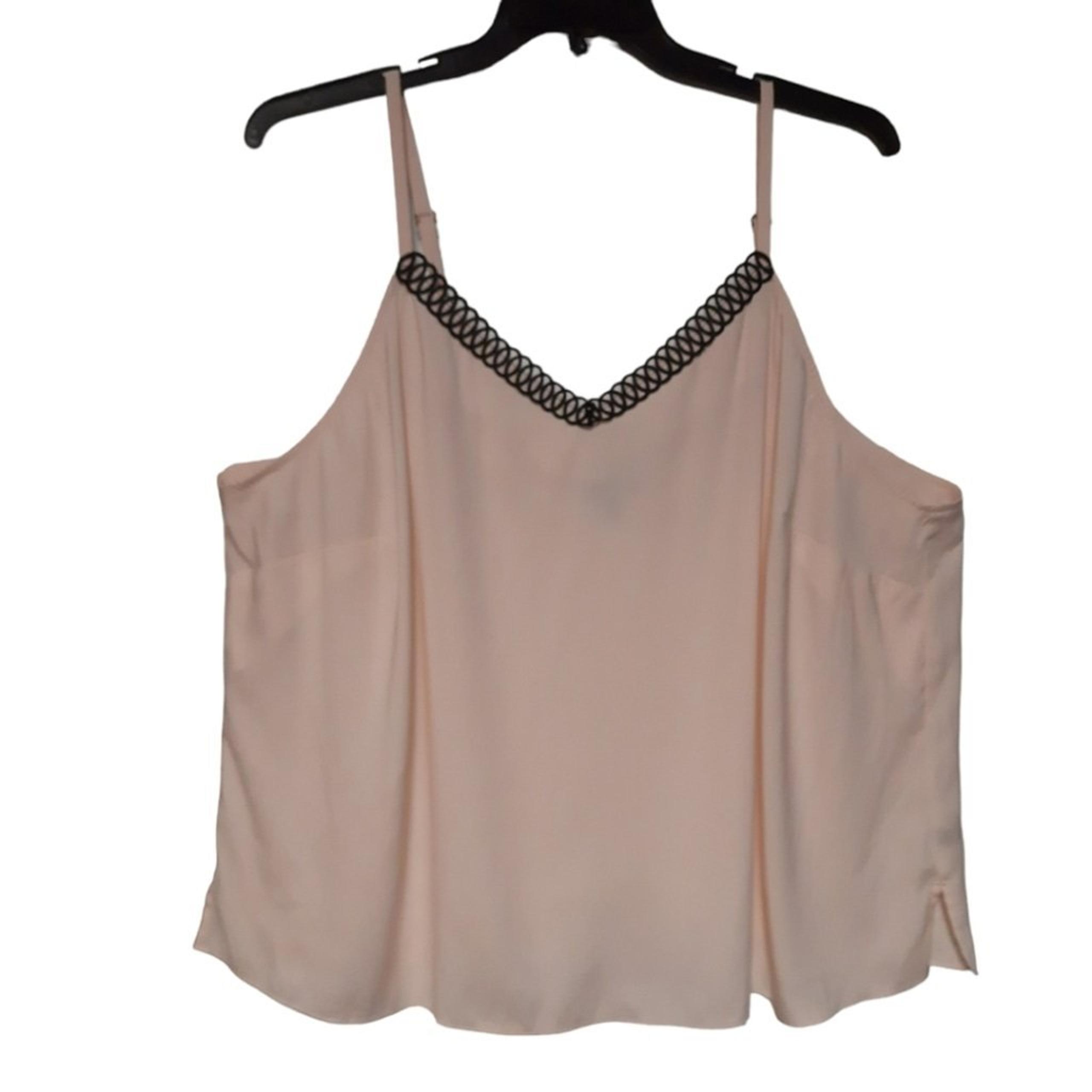 The Limited Pale Pink and Black Camisole Size 2X
