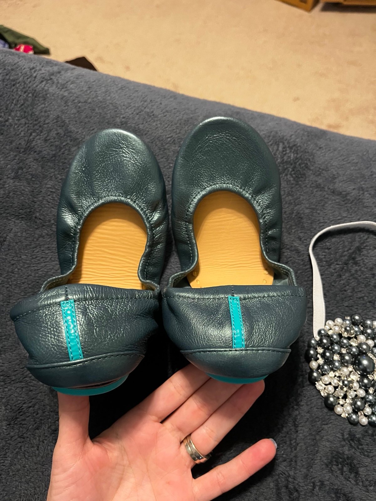 Tahitian Pearl Tieks size 9 BNIB