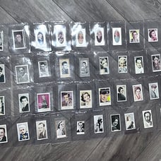 Lot 39 Vintage Tobacco Cards Film Stars 1930s-1950s Douglas Fairbanks Carreras