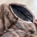 Vintage Hess’s Brown Wrap Shrug Stole Cape Jacket - Real Fur Mink? Beaver?