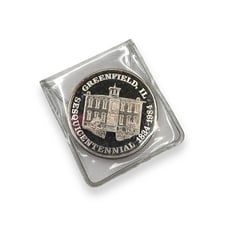 Greenfield IL Sesquicentennial 1834-1984 One Troy Ounce Fine Silver Coin