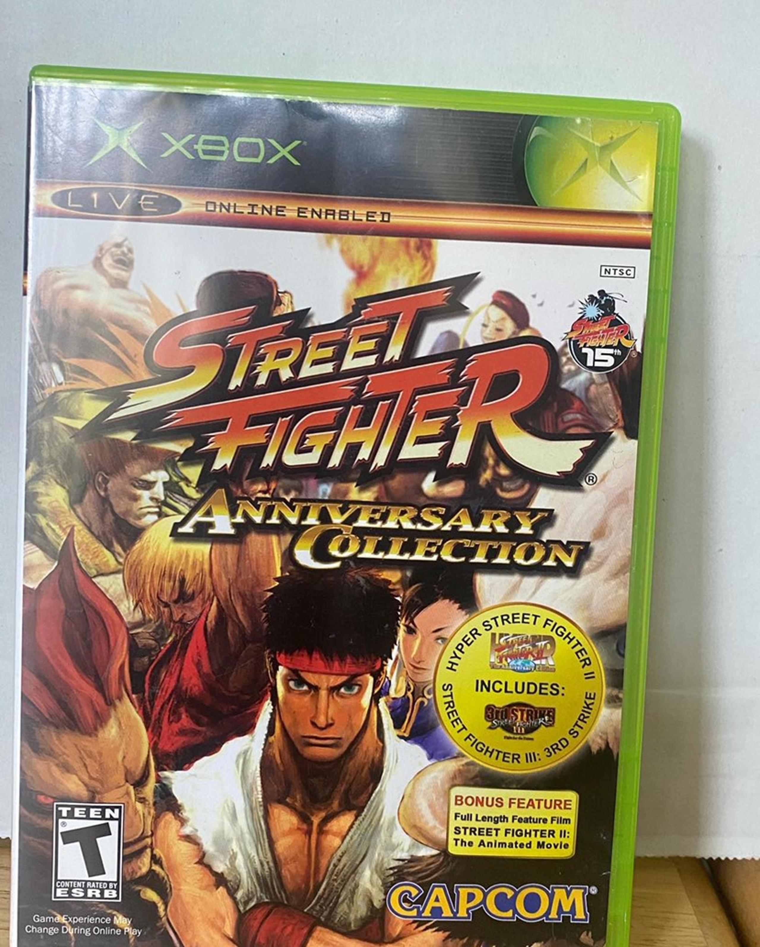 Street Fighter Anniversary Collection (Microsoft Xbox, 2005)