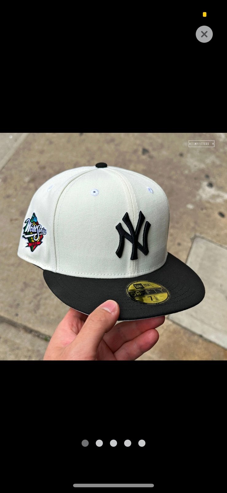 Myfitteds New York Yankees 1998 World Series mr nonsense size 7 1/8 brand new