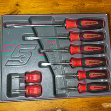 Snap-on screw driver set