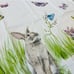 Williams Sonoma Floral Meadow Napkin Set of 4 Easter Bunny Spring NWT