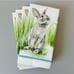 Williams Sonoma Floral Meadow Napkin Set of 4 Easter Bunny Spring NWT