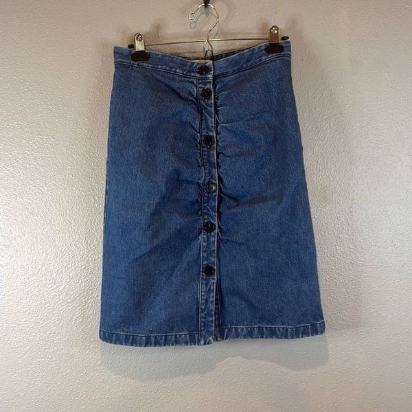 Masscob knee length denim skirt 40