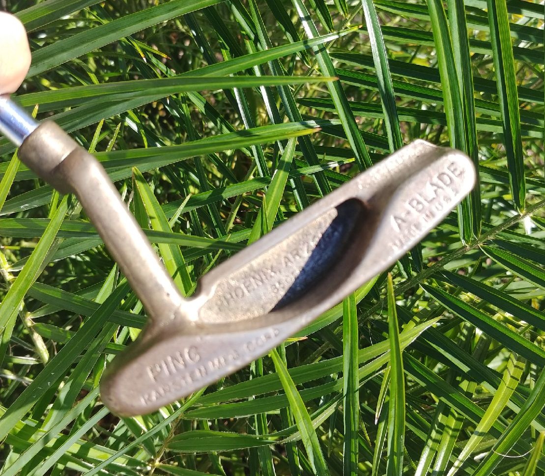 Ping A-Blade brass putter USA 35