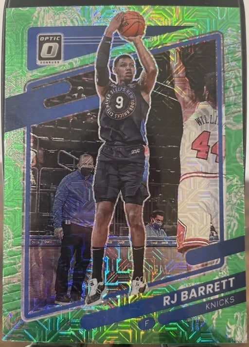 2021-22 Donruss Optic Basketball RJ Barrett Choice Dragon Prizm SSP