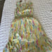 Anthropologie watercolor maxi dress
