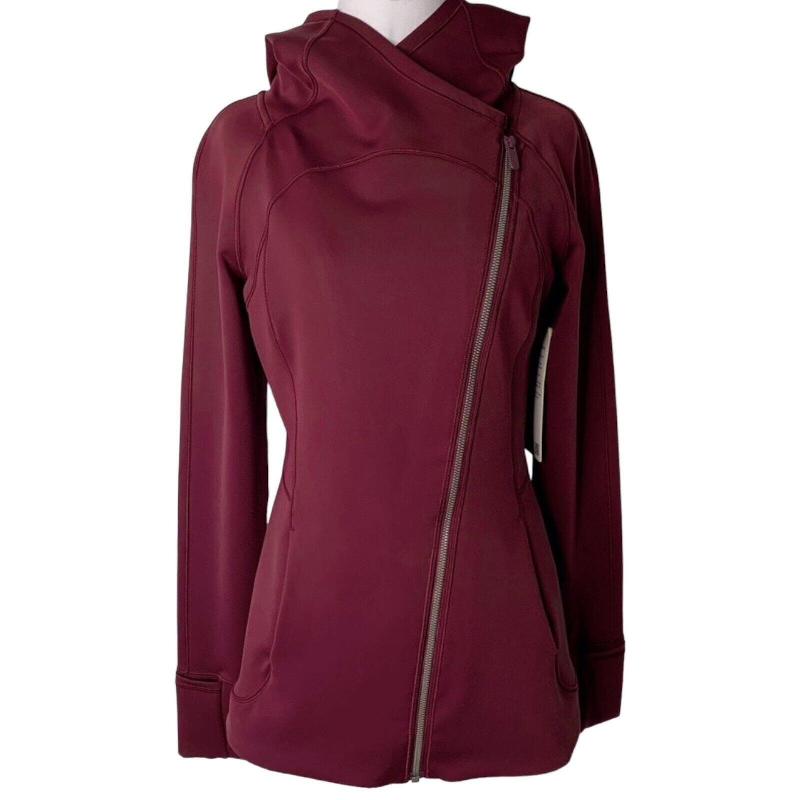 Lululemon Jacket Women Size 6 Every Journey Hoodie Full Zip Double Breasted